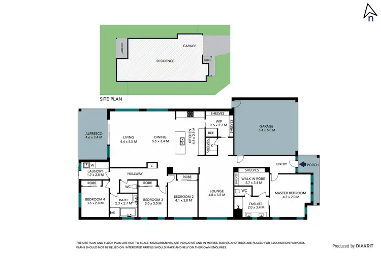 Floorplan of Homely house listing, 8 Buckley Street, Doreen VIC 3754