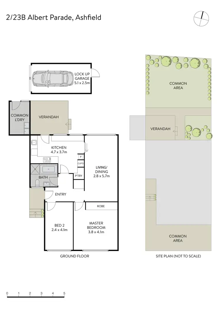 Floorplan of Homely unit listing, 2/23B Albert Parade, Ashfield NSW 2131