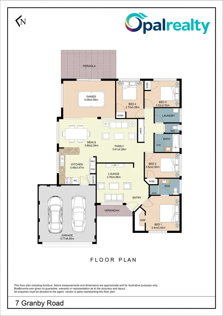 Floorplan of Homely house listing, 7 Granby Road, Secret Harbour WA 6173