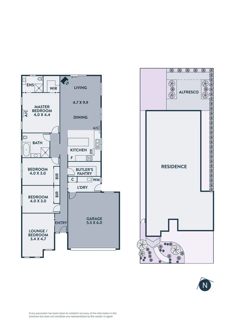 Floorplan of Homely house listing, 44 Thorngrove Avenue, Craigieburn VIC 3064