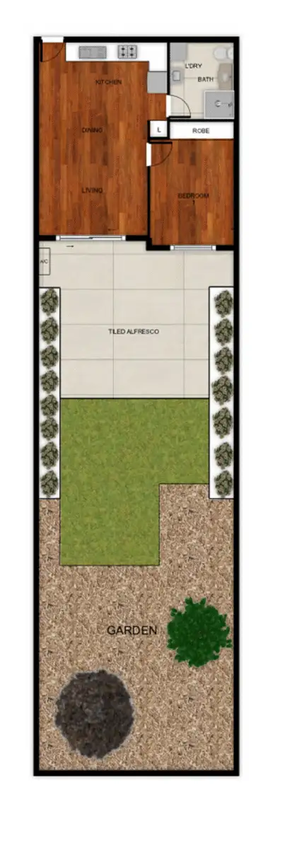 Floorplan of Homely apartment listing, 19/29-31 State Circle, Deakin ACT 2600