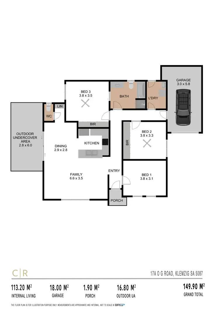 Floorplan of Homely house listing, 17A O G Road, Klemzig SA 5087