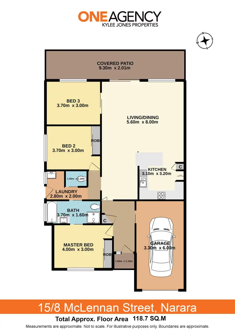 Floorplan of Homely villa listing, 15/8 McLennan Street, Narara NSW 2250