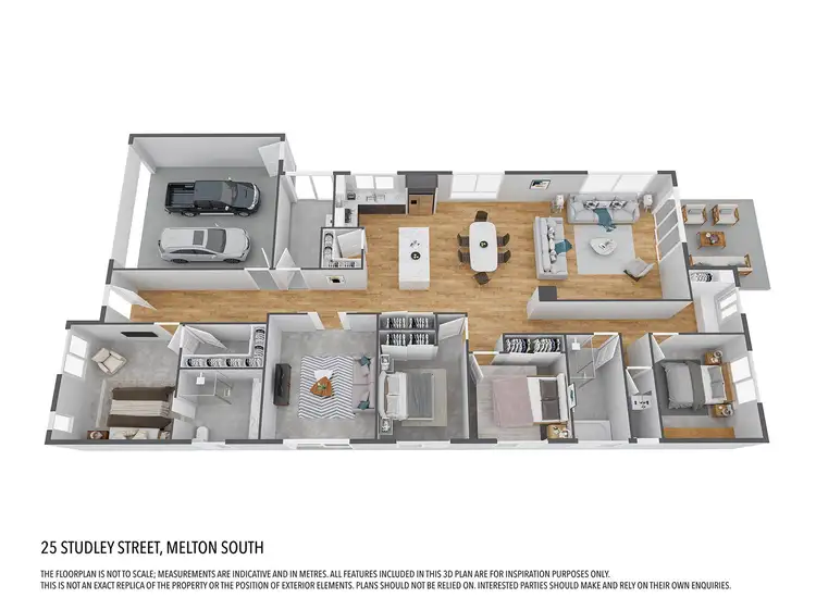 Floorplan of Homely house listing, 25 Studley Street, Weir Views VIC 3338