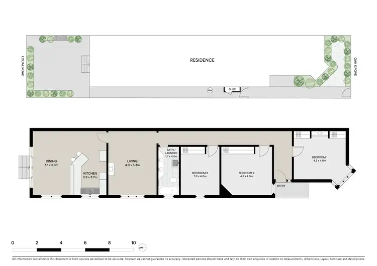 Floorplan of Homely house listing, 20 Oak Grove, Ripponlea VIC 3185
