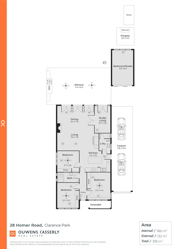 Floorplan of Homely house listing, 28 Homer Road, Clarence Park SA 5034