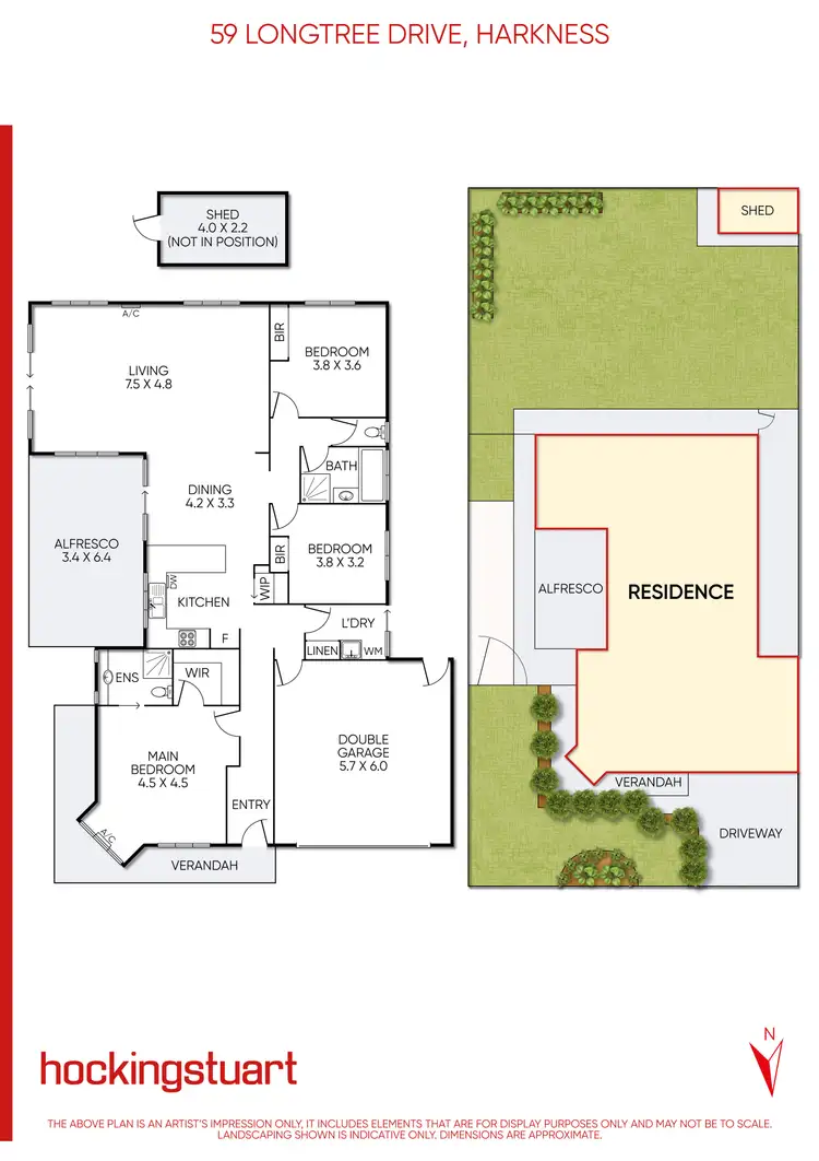 Floorplan of Homely house listing, 59 Long Tree Drive, Melton West VIC 3337