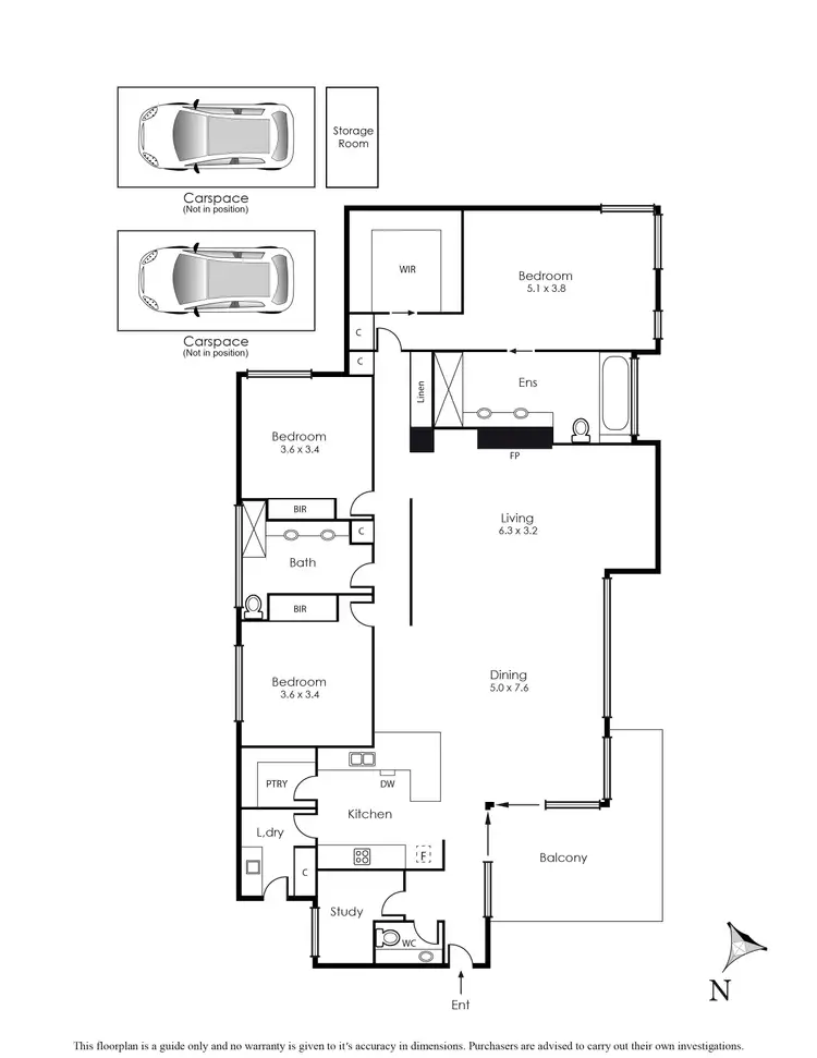 Floorplan of Homely apartment listing, 3/7 Kara Grove, Aspendale VIC 3195
