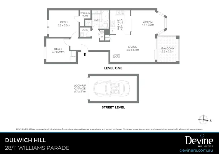 Floorplan of Homely apartment listing, 28/11 Williams Parade, Dulwich Hill NSW 2203