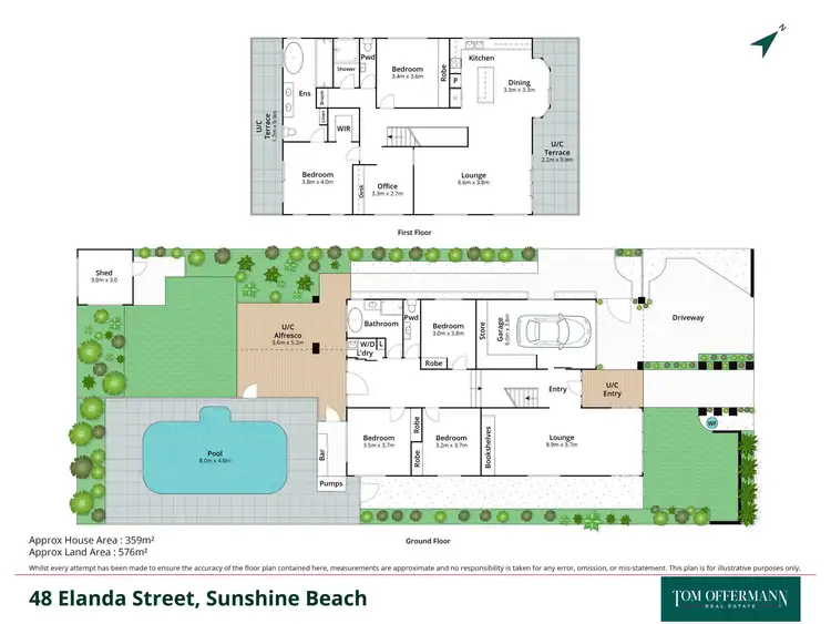 Floorplan of Homely house listing, 48 Elanda Street, Sunshine Beach QLD 4567