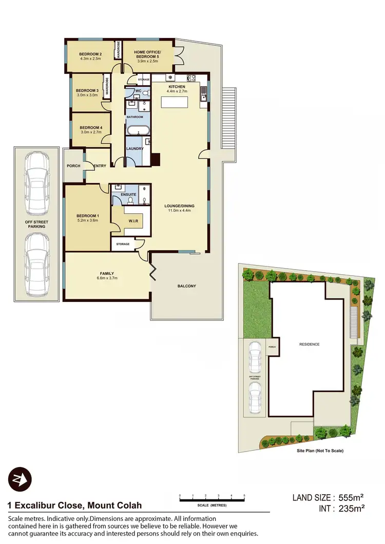 Floorplan of Homely house listing, 1 Excalibur Close, Mount Colah NSW 2079