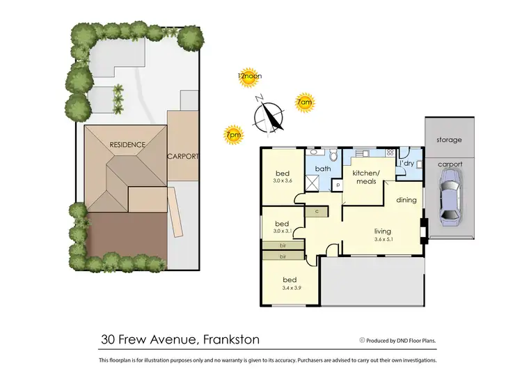 Floorplan of Homely house listing, 30 Frew Avenue, Frankston VIC 3199