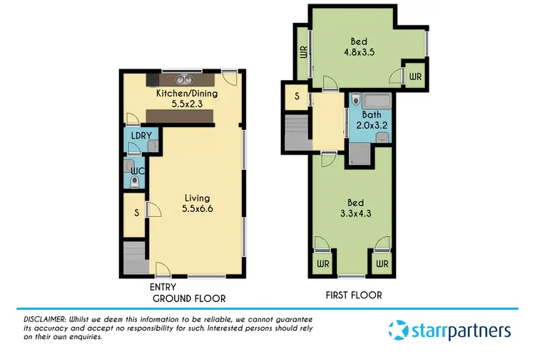 Floorplan of Homely townhouse listing, 3/3 Nariel Street, St Marys NSW 2760