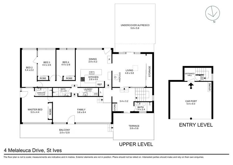 Floorplan of Homely house listing, 4 Melaleuca Drive, St Ives NSW 2075
