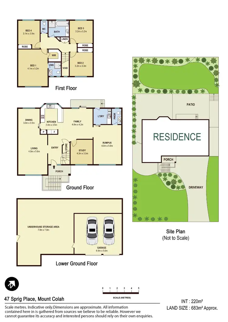 Floorplan of Homely house listing, 47 Sprigg Place, Mount Colah NSW 2079
