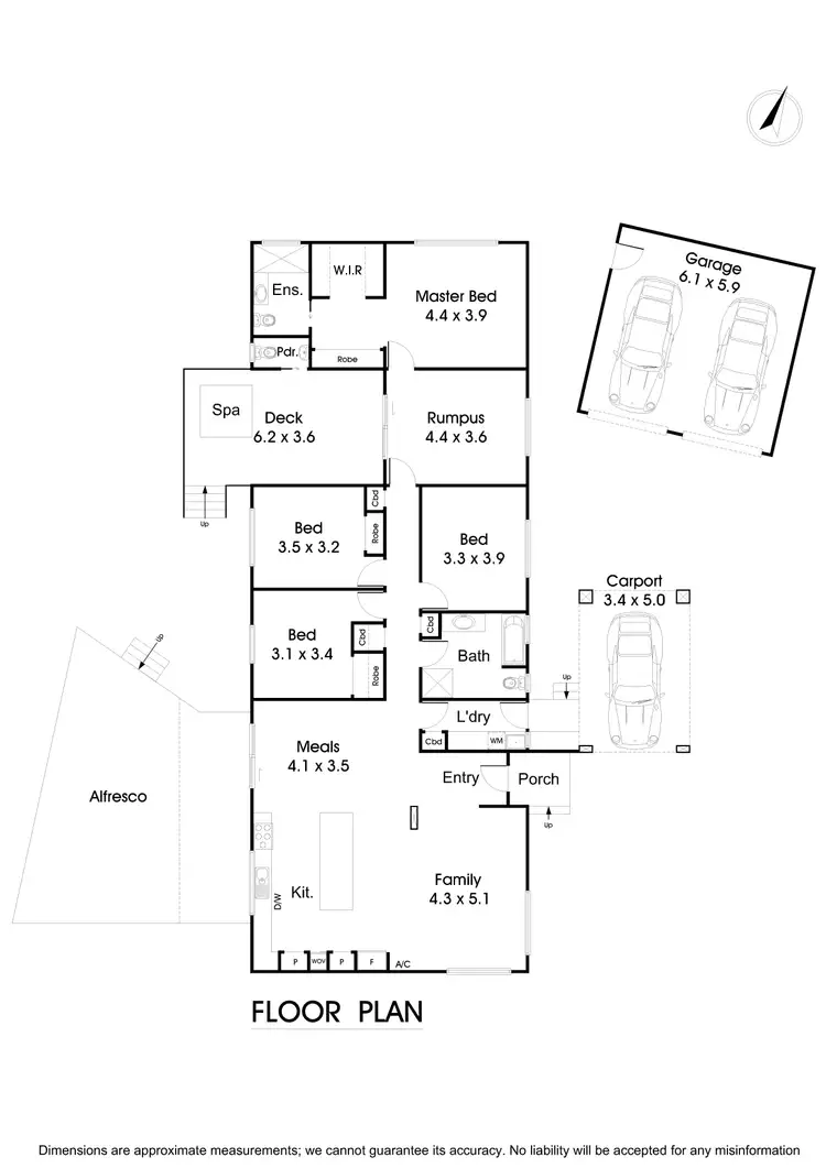Floorplan of Homely house listing, 20 Clarence Road, Wantirna VIC 3152