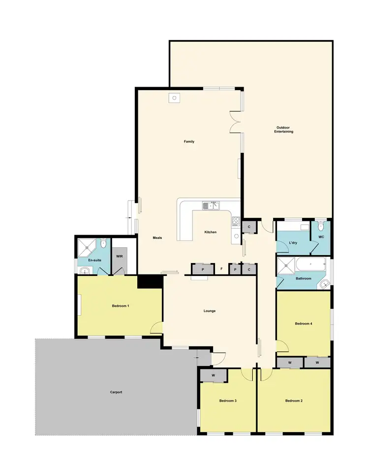 Floorplan of Homely house listing, 4 Lyndon Court, Alfredton VIC 3350