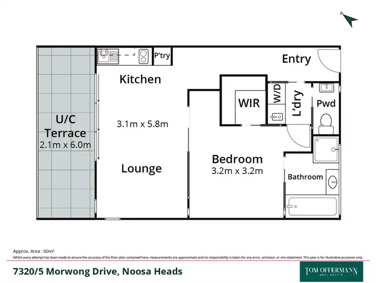 Floorplan of Homely unit listing, 7320/5 Morwong Drive, Noosa Heads QLD 4567