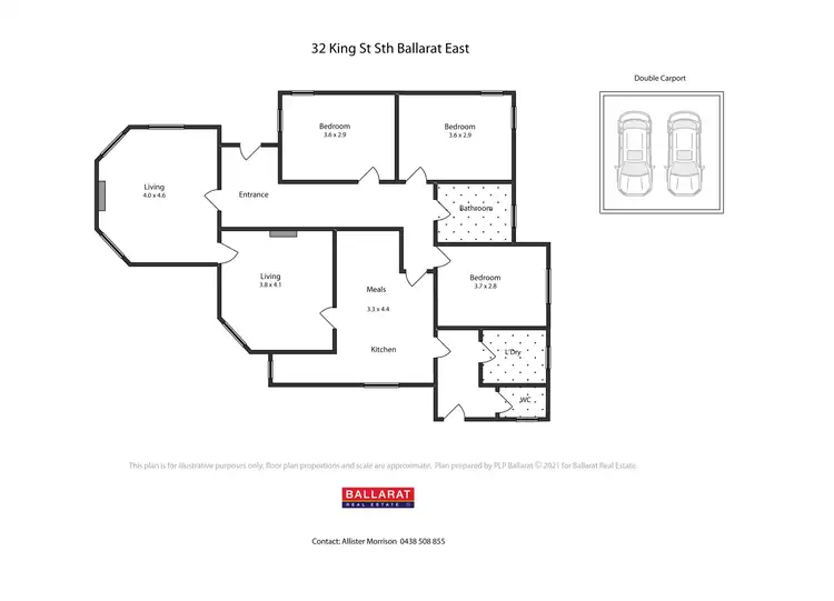 Floorplan of Homely house listing, 32 King Street South, Ballarat East VIC 3350