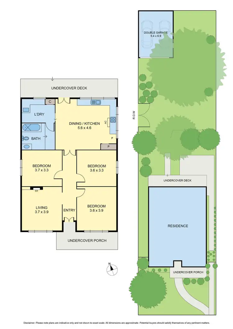 Floorplan of Homely house listing, 6 Burns Street, Moonee Ponds VIC 3039