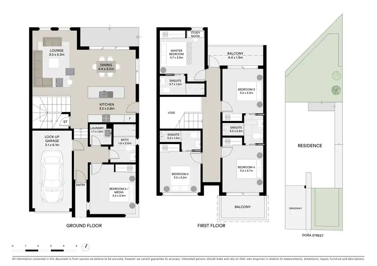 Floorplan of Homely semi-detached listing, 11A Dora Street, Marsfield NSW 2122