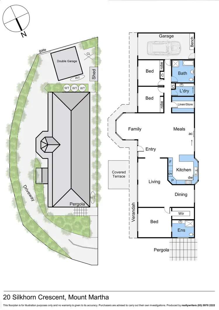 Floorplan of Homely house listing, 20 Silkhorn Crescent, Mount Martha VIC 3934