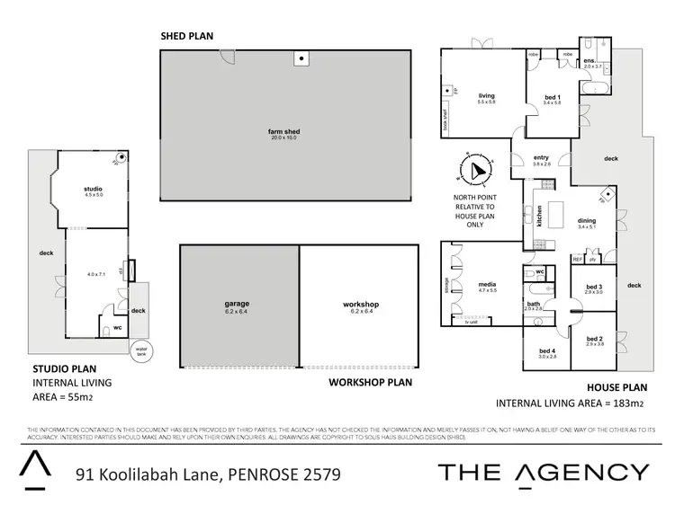 Floorplan of Homely rural property listing, 91 Koolilabah Lane, Penrose NSW 2579