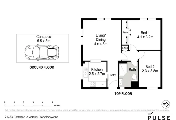 Floorplan of Homely apartment listing, 21/53 Caronia Avenue, Woolooware NSW 2230