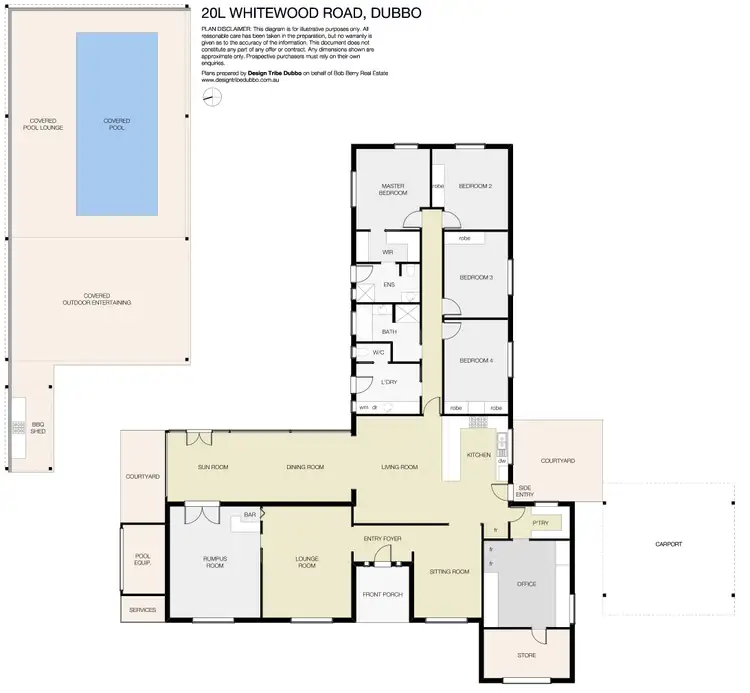 Floorplan of Homely house listing, 20L Whitewood Road, Dubbo NSW 2830