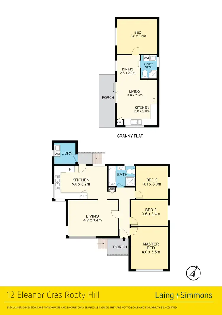 Floorplan of Homely house listing, 12 & 12A Eleanor Crescent, Rooty Hill NSW 2766