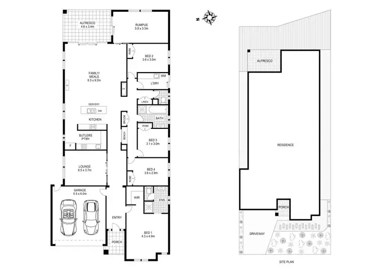 Floorplan of Homely house listing, 6 Hillcrest Road, Beveridge VIC 3753