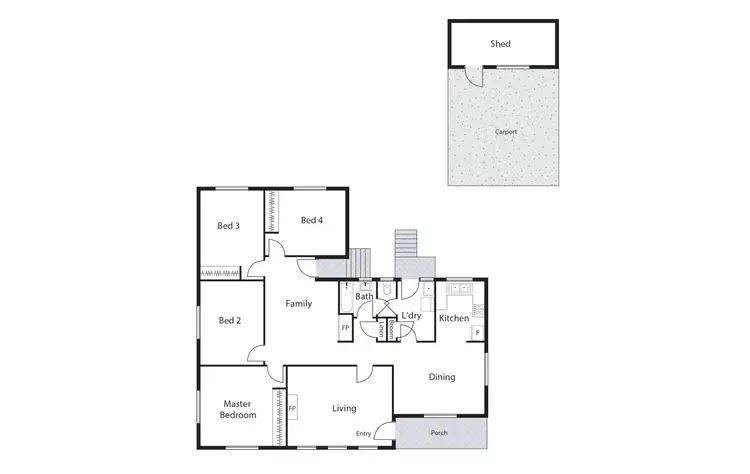 Floorplan of Homely house listing, 12 Embley Street, Holder ACT 2611