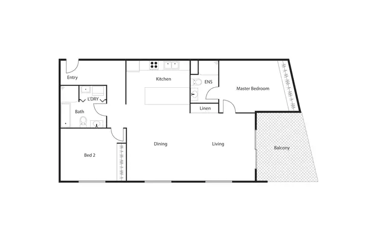 Floorplan of Homely apartment listing, 22/98 Corinna Street, Phillip ACT 2606