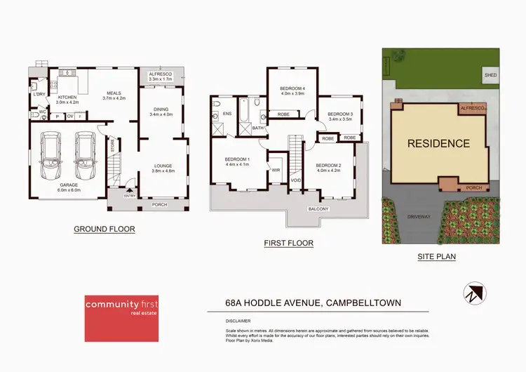Floorplan of Homely house listing, 68a Hoddle Avenue, Campbelltown NSW 2560