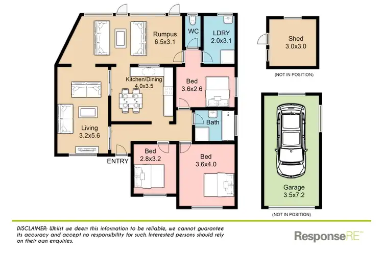 Floorplan of Homely house listing, 40 Derby Street, Kingswood NSW 2747