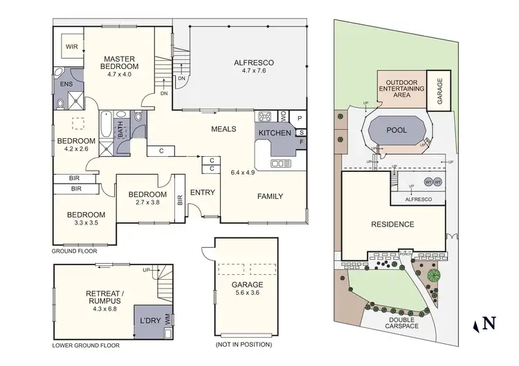 Floorplan of Homely house listing, 12 Devon Walk, Mooroolbark VIC 3138