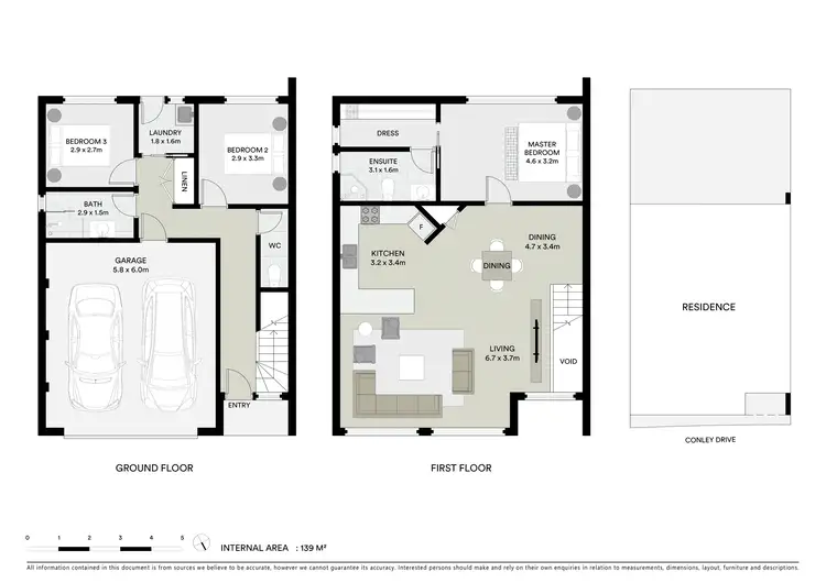 Floorplan of Homely townhouse listing, 8/52 Conley Drive, Melba ACT 2615