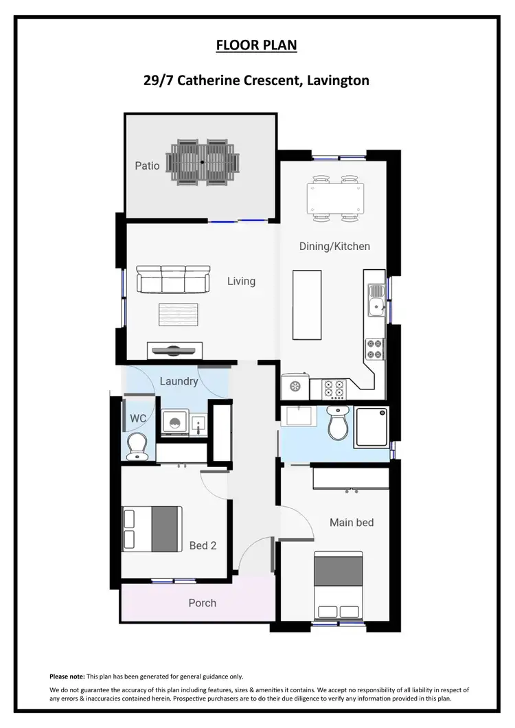 Floorplan of Homely house listing, 29/7 Catherine Crescent, Lavington NSW 2641