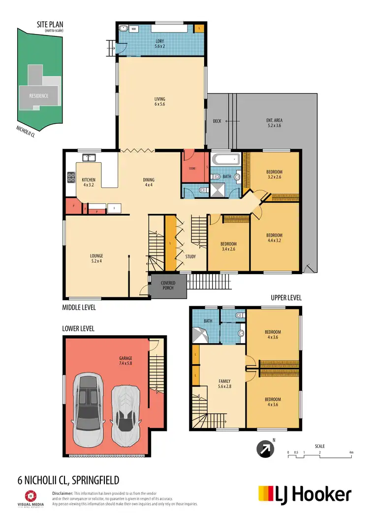 Floorplan of Homely house listing, 6 Nicholii Close, Springfield NSW 2250