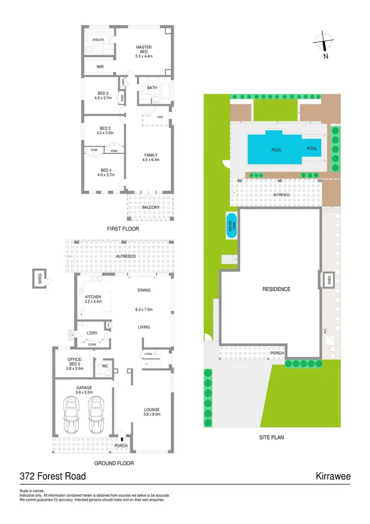 Floorplan of Homely house listing, 372 Forest Road, Kirrawee NSW 2232