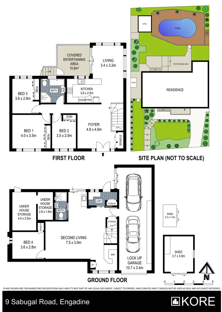 Floorplan of Homely house listing, 9 Sabugal Road, Engadine NSW 2233