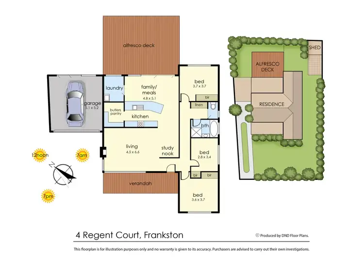 Floorplan of Homely house listing, 4 Regent Court, Frankston VIC 3199