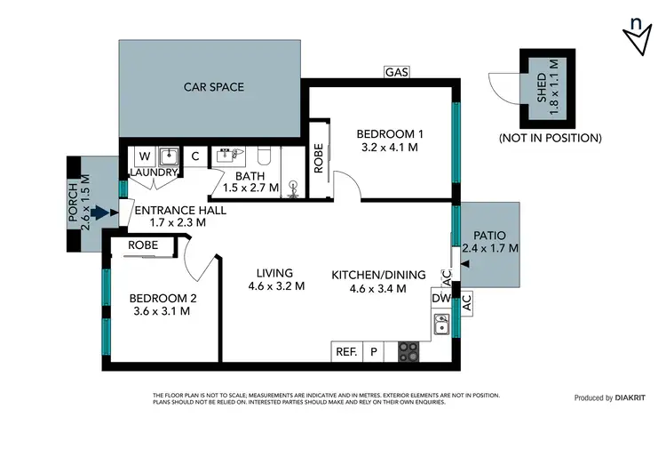 Floorplan of Homely unit listing, 2/2 Westall Street, Thomastown VIC 3074