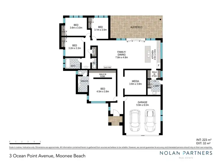 Floorplan of Homely house listing, 3 Ocean Point Avenue, Moonee Beach NSW 2450