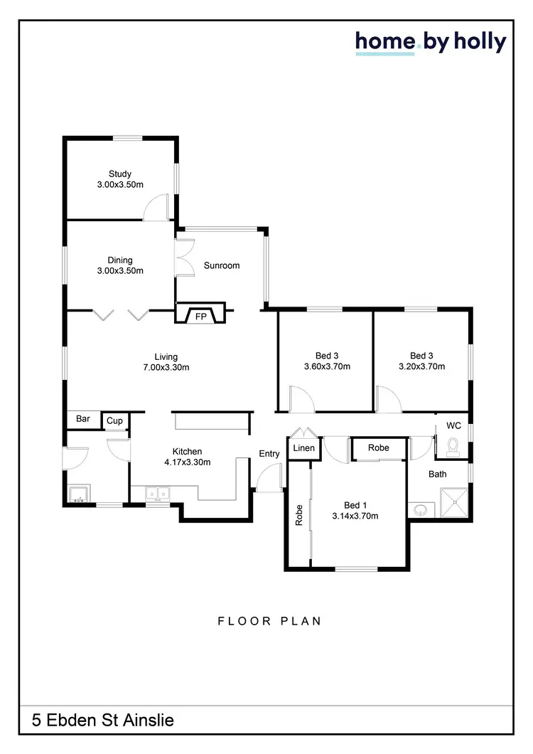 Floorplan of Homely house listing, 5 Ebden Street, Ainslie ACT 2602
