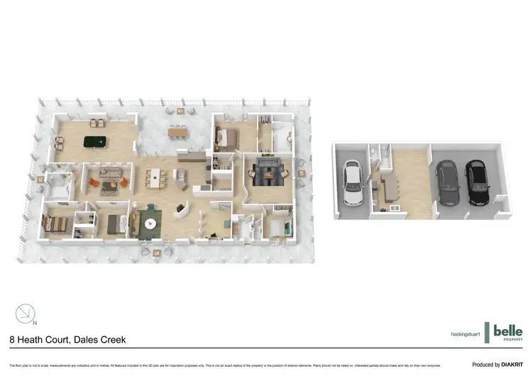 Floorplan of Homely house listing, 8 Heath Court, Dales Creek VIC 3341