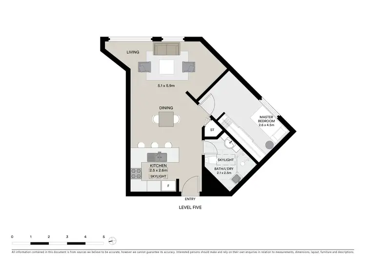 Floorplan of Homely apartment listing, 46/34 Campbell Parade, Bondi Beach NSW 2026