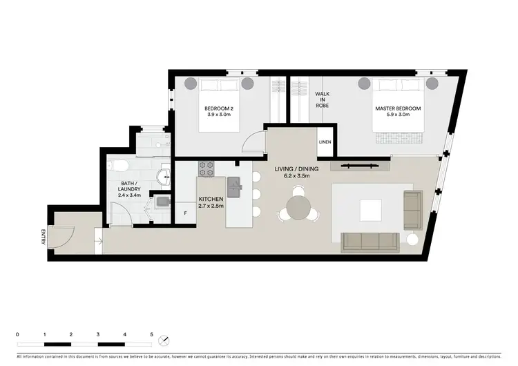Floorplan of Homely apartment listing, 49/34 Campbell Parade, Bondi Beach NSW 2026