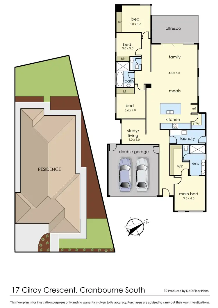 Floorplan of Homely house listing, 17 Cilroy Crescent, Cranbourne South VIC 3977