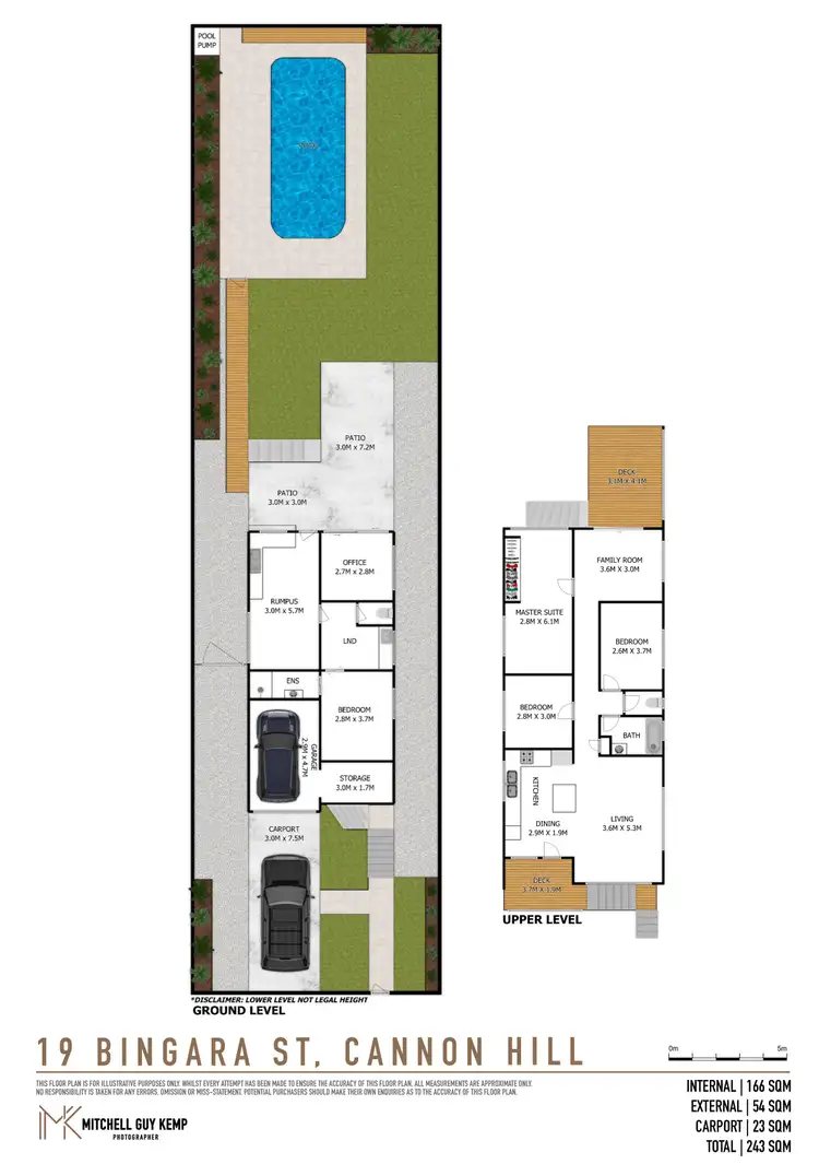 Floorplan of Homely house listing, 19 Bingara Street, Cannon Hill QLD 4170